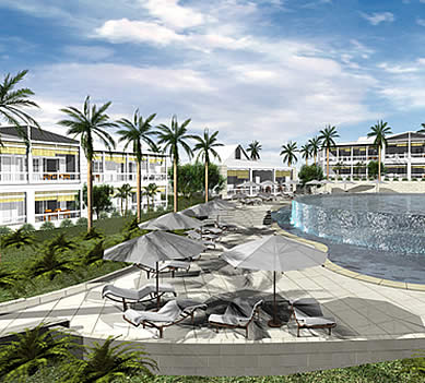 Impression of the completed resort