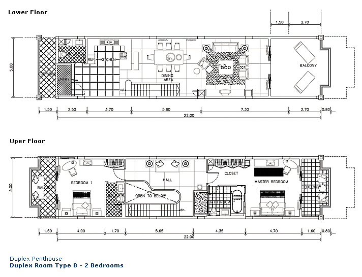 Duplex Two Bedroom