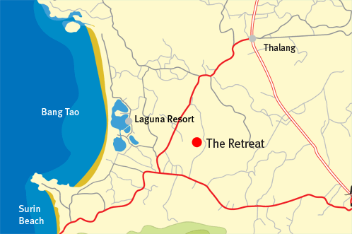 The Retreat Villas Map Local